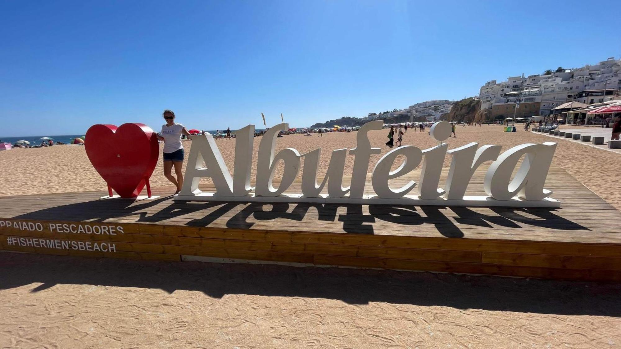 Charmant Appartement A 1Km De La Plage, Avec Piscine A Albufeira Luaran gambar
